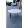 Image 1 : LORELL 71" DIAMETER ROUND MARKET TABLE NEW OUT OF BOX