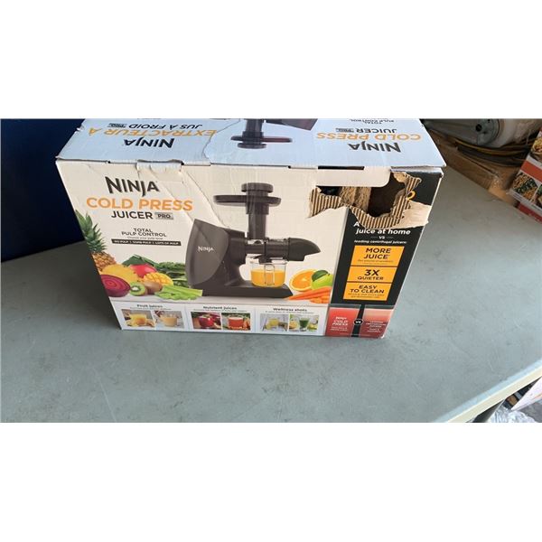 NINJA COLD PRESS JUICER TESTED AND WORKING - RETAIL $149