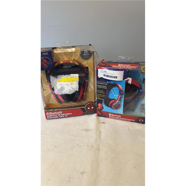 2 KIDS SPIDERMAN BLUETOOTH HEADPHONES