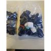 Image 4 : 2 BAGS OF VARIOUS EARBUD CHARGING CASES