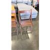 Image 2 : 3 WOODEN FOLDING PATIO CHAIRS