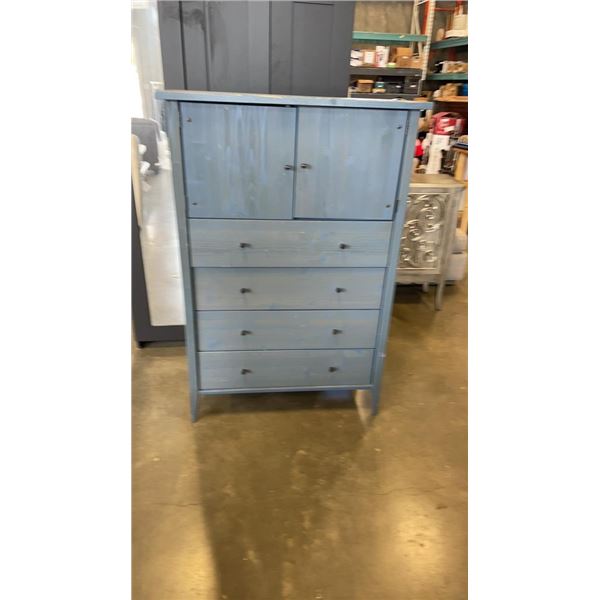 4 DRAWER CHEST OF DRAWERS WITH CUPBOARD