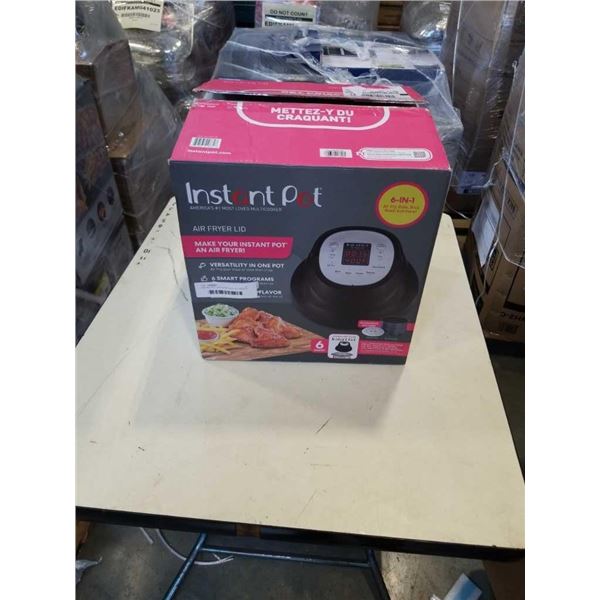 INSTANT POT AIR FRYER LID 6 IN 1 TESTED AND WORKING - RETAIL $129