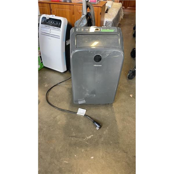 HISENSE PORTABLE AIR CONDITIONER 10,000 BTU WORKING  NO ACCESSORIES