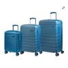 Image 1 : AS NEW CHAMPS JOURNEY COLLECTION 3PC CARRY ON LUGGAGE SET - BLUE - RETAIL $999