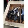 Image 2 : 2 TRAYS OF CHEFS KNIVES