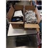 Image 1 : 2 BOXES OF VARIOUS CLOTHES AND SHOES