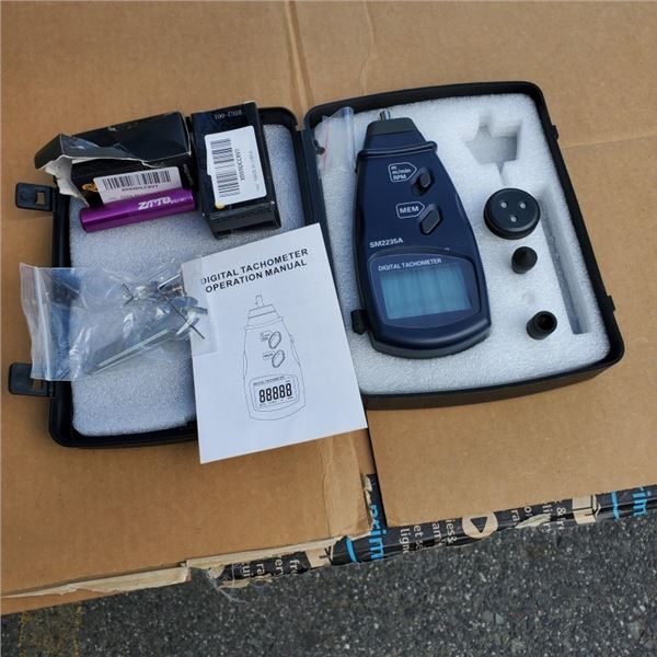 NEW CONTACT TACHOMETER AND 2 BIKE REPAIR TIRE KITS