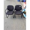 Image 1 : 2 METAL PADDED CHAIRS