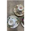 Image 2 : 8 VARIOUS CHINA CUPS AND SAUCERS