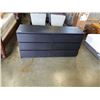 Image 1 : BLACK 6 DRAWER DRSSER