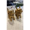 Image 1 : PAIR OF BRASS FOO DOGS