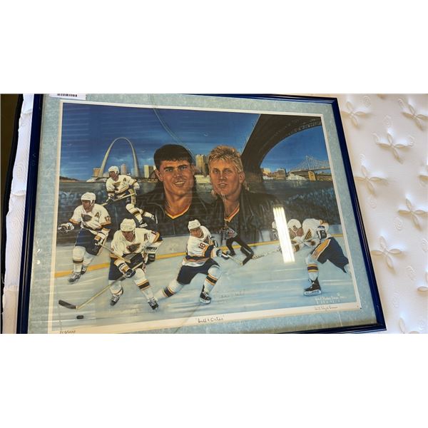 LEP 853/1000 HULL AND OATES BRETT HULL AND ADAM OATES BY ROBERT STEPHEN SIMON