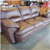 Image 2 : PALLISER HARLEY BROWN REAL LEATHER SOFA