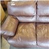 Image 3 : PALLISER HARLEY BROWN REAL LEATHER SOFA