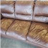 Image 4 : PALLISER HARLEY BROWN REAL LEATHER SOFA