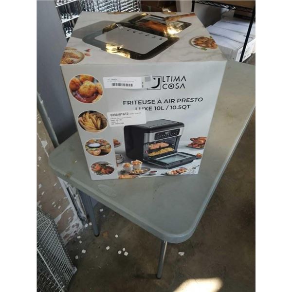 ULTIMA COSA PRESTO LUXE 10.5QT AIR FRYER TESTED AND WORKING  - RETAIL $269