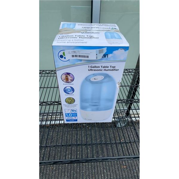 PURE GUARDIAN 1 GALLON ULTRASONIC HUMIDIFIER TESTED AND WORKING - RETAIL $69