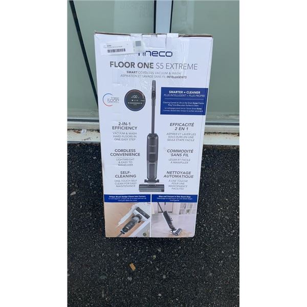 TINECO FLOOR ONE S5 EXTREME CORDLESS VACUUM AND WASH TESTED AND WORKING - RETAIL $649