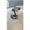 Image 2 : 5 INCH AMETHYST CRYSTAL BONSAI TREE - RETAIL $249