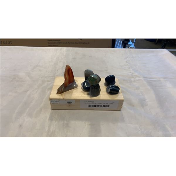 INUKSHUK AGATE STONES - RETAIL $1200