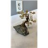 Image 2 : 5 INCH CITRINE CRYSTAL BONSAI TREE - RETAIL $249