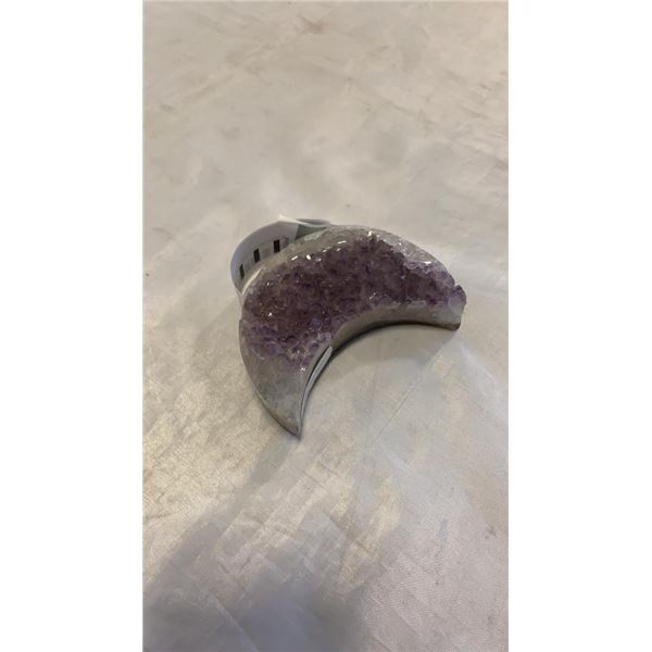 AMETHYST CRYSTAL MOON STONE - RETAIL $700