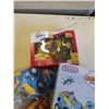 Image 3 : LOT OF KID TOYS - POLICE AND RACE CAR SET AND POKEMON