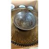 Image 8 : LOT OF VINTAGE SERVING PIECES AND SAKE CUPS