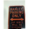 Image 2 : HEAVY DUTY HARLEY PARKING SIGN