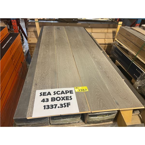 VANWOOD EUROPEAN COLLECTION IN SEASCAPE ENGINEERED HARDWOOD FLOORING 43 BOXES (31.1SQ. FT. EACH)