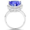 Image 2 : 6ct Tanzanite 14K White Gold Ring