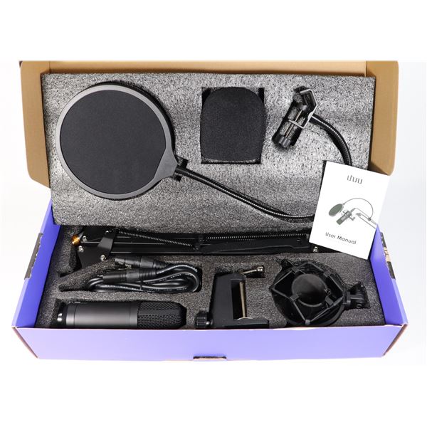 OPEN BOX CONDENSER STUDIO MICROPHONE SET