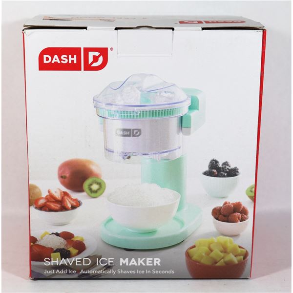 OPEN BOX DASH SHAVED ICE MAKER JUST ASS ICE.