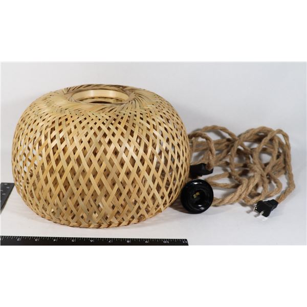 NEW LIGHT MY LIFE NATURAL HANDCRAFT BAMBOO PENDANT