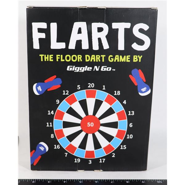 OPEN BOX FLARTS THE FLOOR DART GAME BY GIGGLE