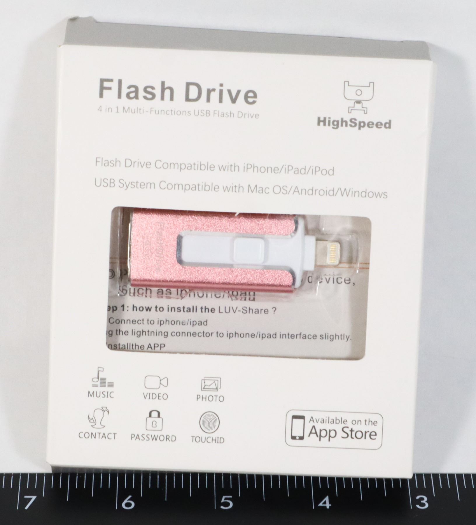 OPEN BOX 4-IN-1 MULTI-FUNCTION USB FLASH DRIVE