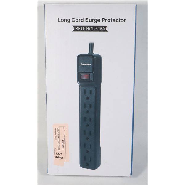 OPEN BOX LONG CORD SURGE PROTECTOR