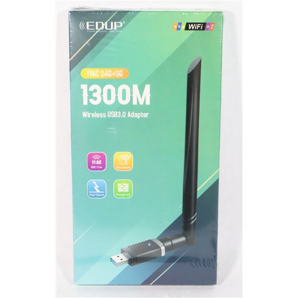 NEW EDUP 1300M WIRELESS USB3.0 ADAPTER