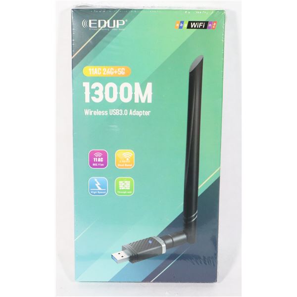 NEW EDUP 1300M WIRELESS USB3.0 ADAPTER