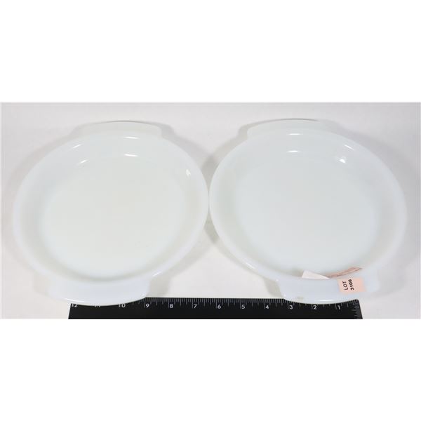 X2 VINTAGE FIRE KING SERVING TRAYS