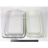 BUNDLE OF 4 BAKING TRAYS OF DIFFERENT SIZES