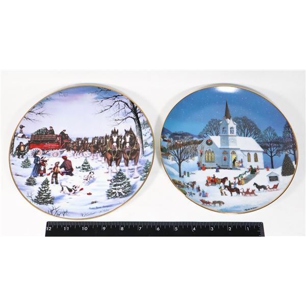BUDWEISER AND ARTAFFECTS COLLECTABLE PLATES
