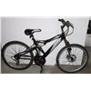 ADULT HUFFY BICYCLE, FRONT BRAKES ARE DISC, DUAL SUSPENSION