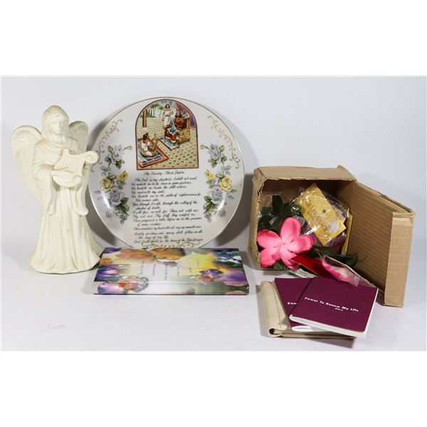 PARTYLITE ANGEL CANDLE HOLDER SOLD WITH 10"