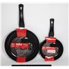 TWO NEW FRYING PANS