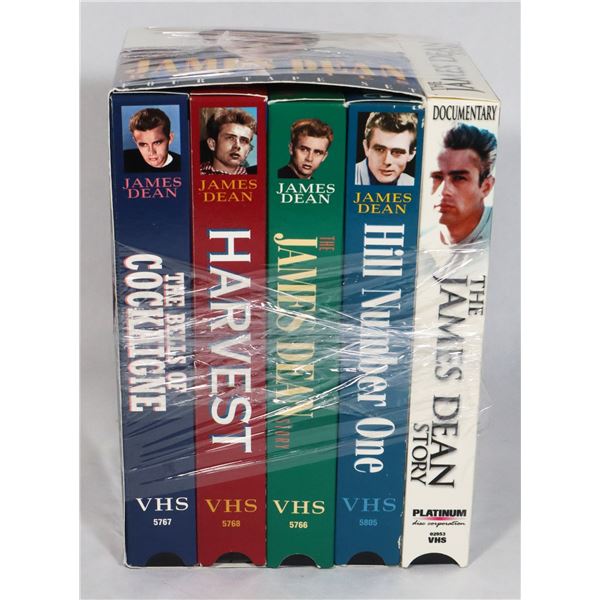 BUNDLE OF 5 JAMES DEAN VHS TAPES
