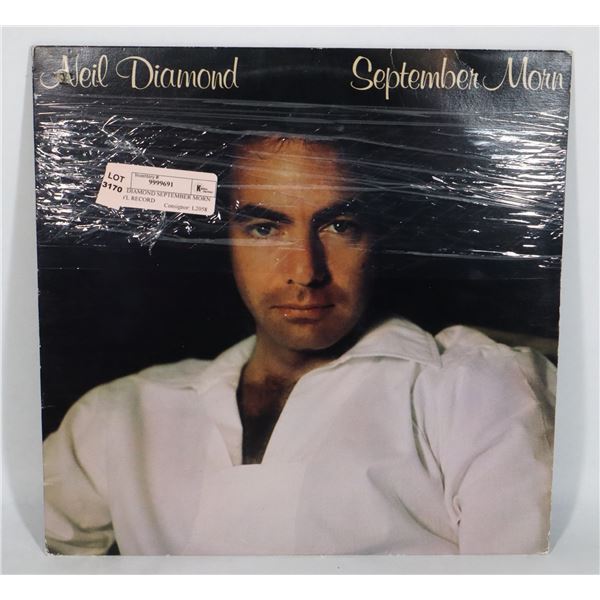 NEIL DIAMOND SEPTEMBER MORN VINYL RECORD