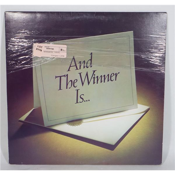 AND THE WINNER IS... VINYL RECORD