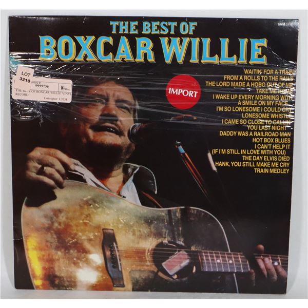 THE BEST OF BOXCAR WILLIE VINYL RECORD